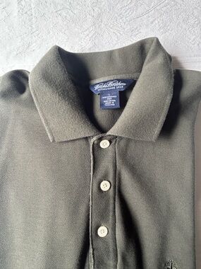 Brooks Brothers Men's Olive Green Polo Shirt Large